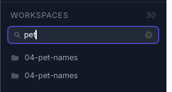 Sidebar search